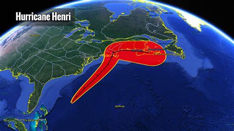 Henri Expected to be a Hurricane while heading towards a Potentially ...