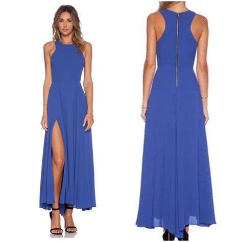 Other Nbd X Naven Twins Out Shine Maxi Dress Cobalt Blue Grailed