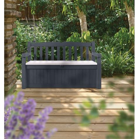 Coffre Banc Jardin R Sine Bogota L Anthracite Eden Garden