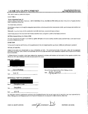 Fillable Online Adoption Of Gsa S Leasing Desk Guide Fax Email Print