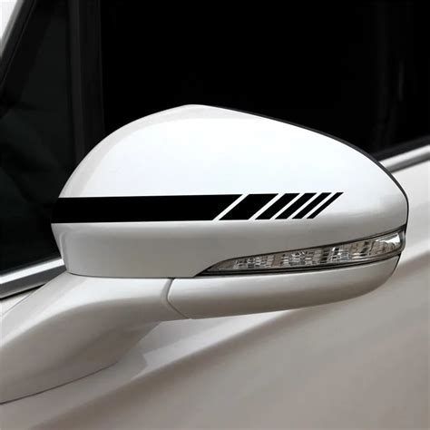 5Pcs Car Hood Stripe Graphic Decal Vinyl Body Racing Door Long Sheet