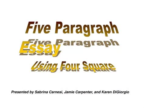 Ppt Five Paragraph Essay Powerpoint Presentation Free Download Id26572