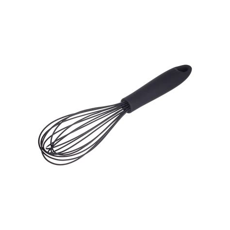 Batedor Manual Fio Silicone Cabo PP Preto 31 Cm Weck Loja Cheff