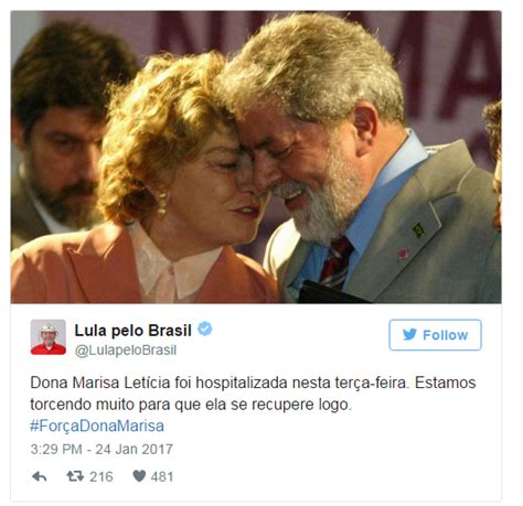 Mulher de Lula Marisa Letícia sofre AVC e é internada em São Paulo 3