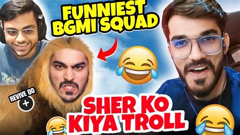 Snax Trolling Sher Bhai JOKER FUNNIEST BGMI HIGHLIGHT YouTube