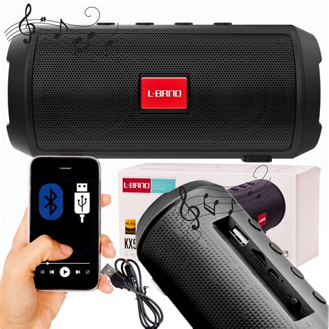 GŁOŚNIK BLUETOOTH USB SD PRZENOŚNY BEZPRZEWODOWY BOOMBOX CZARNY Sklep