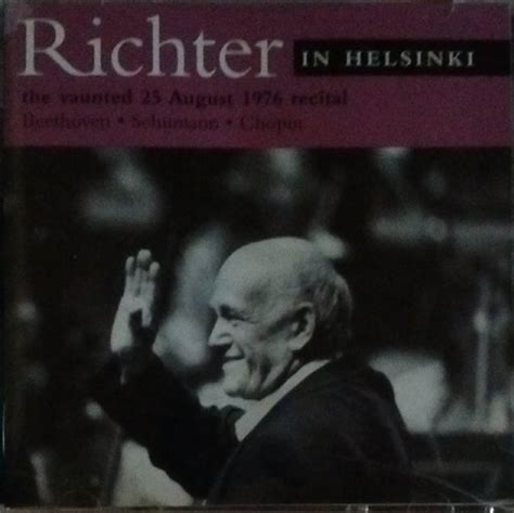 Richter In Helsinki The Vaunted August Recital By Sviatoslav