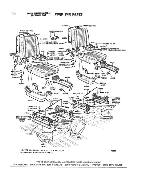 Bucket Seats In A 1964 Ford Fairlane Ford Automobiles