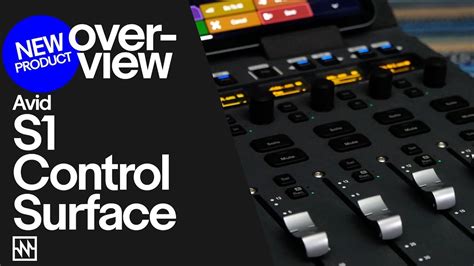 Avid S1 Mix Big With A Slimline Control Surface Youtube