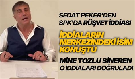 Sedat Peker in rüşvet ağı paylaşımlarının odağındaki isim olan Mine