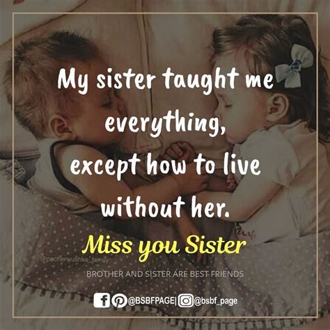 Missing Sister Quotes - ShortQuotes.cc