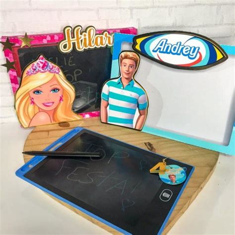 Lousa M Gica Personalizada Barbie Elo Produtos Especiais