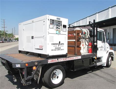 Truck mounted 500 amp generator | Production Generator Rental, Sales ...