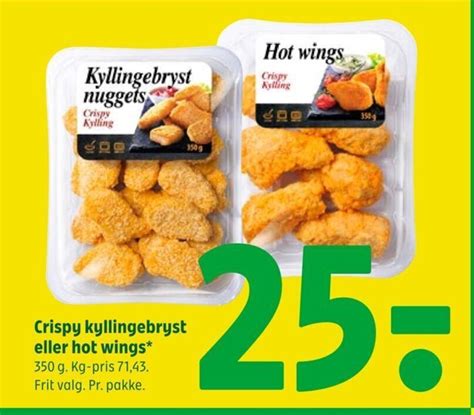 Crispy Kyllingebryst Eller Hot Wings Tilbud Hos Coop 365