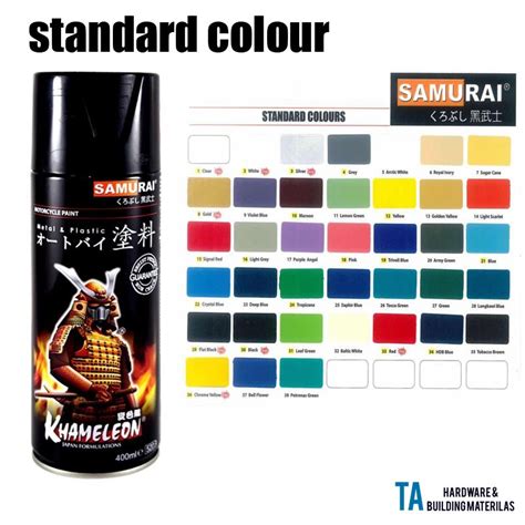 Samurai Spray Paint Standard Colour 400ml 20 Sampai 38 Shopee Malaysia