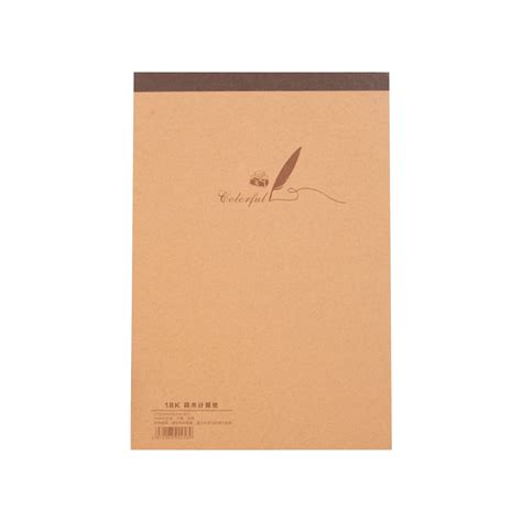 Uanit Sketch Notebooks Draft Book Blank Kraft Brown Cardboard Cover