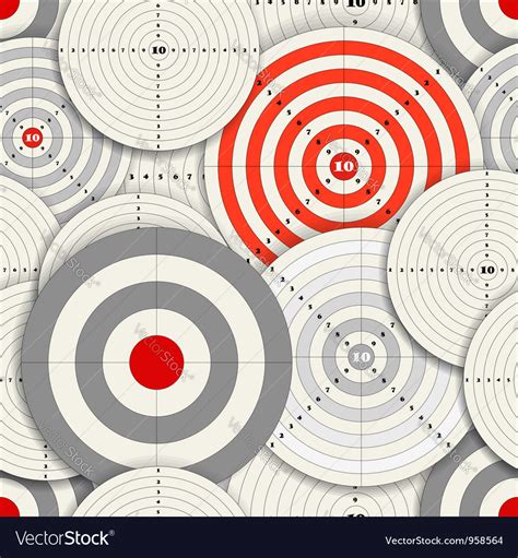 Seamless Background Different Targets Royalty Free Vector