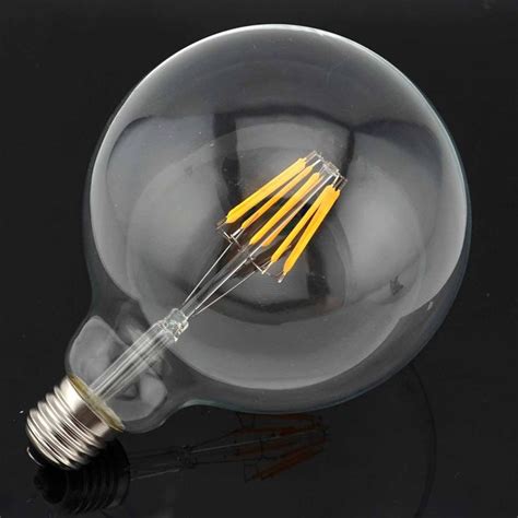 Bonlux 8w G125 Es Dimmable Led Filament Bulb Warm White 2700k Edison