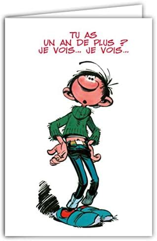 Gaston Lagaffe GLCT 0111 Carte D Anniversaire Avec Motif Un An De Plus