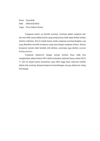 Campuran Etanol PDF