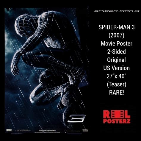spider man    poster  sided original  version