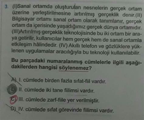 8 sınıf fiilimsiler Ek te fiilimsilerin üstünü çizerek çözerseniz hem