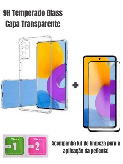 Super Capas Kit Película De Vidro 3D 9D Capa Capinha Transparente