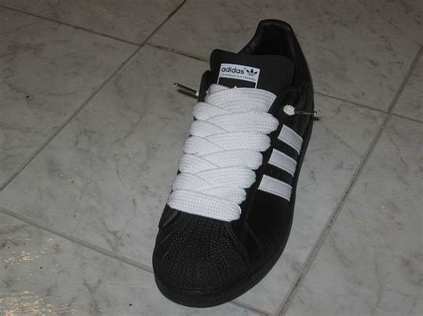 Hiphop Addidas African Bboy Style Black Sneakers White Laces Learn How