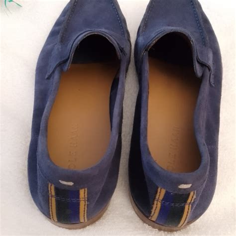 Cole Haan Shoes Cole Haan Blue Suede Riding Loafer Sz 8m Nwot Poshmark