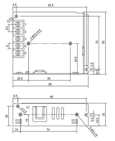 Zasilacz modułowy 24V 1 5A 36W MEAN WELL LRS 35 24 Arena pl