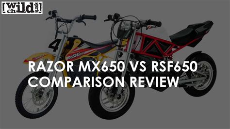 Razor MX650 VS RSF650 Comparison Review - Wild Child Sports