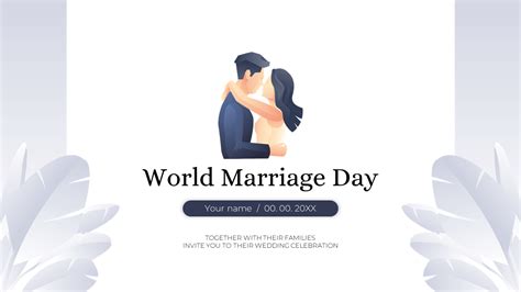 World Marriage Day Google Slides Theme Powerpoint Template