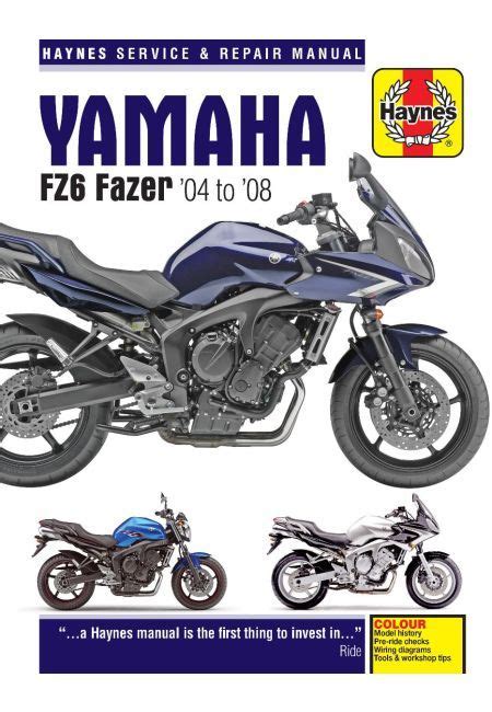 Yamaha Fz6 Fazer 2004 2008 Repair Manual Haynes Reparaturanleitung