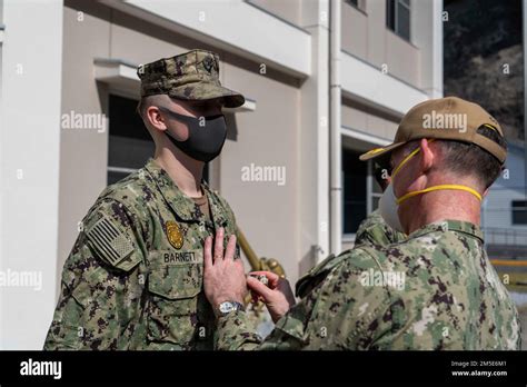 YOKOSUKA Japan March 7 2022 Master At Arms 3rd Class Michael