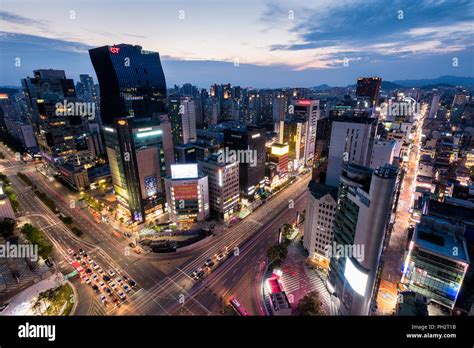 Panorama Of Seoul City Skyline Hi Res Stock Photography And Images Alamy