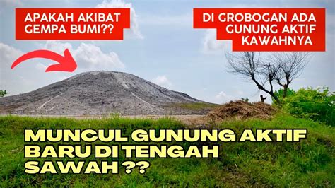 ViralBledug Kramesan Grobogan Gunung Api Yang Muncul Di Tengah Sawah