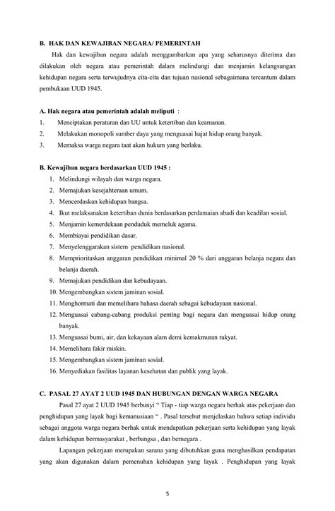 Makalah Hak Dan Kewajiban Warga Negara 3