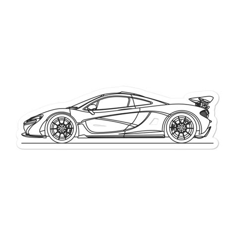 McLaren P1 Sticker – Artlines Design