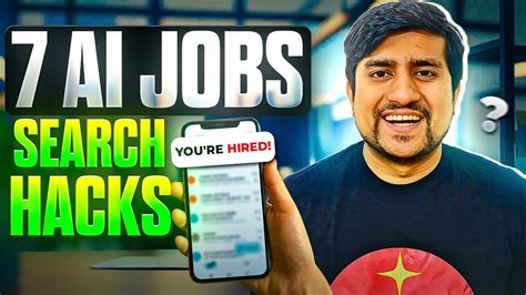 7 AI Job Search Hacks You Need To Know YouTube