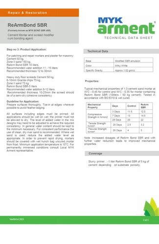 Waterproofing Coating Myk Arment Rearm Bond Sbr Liquid At Best Price