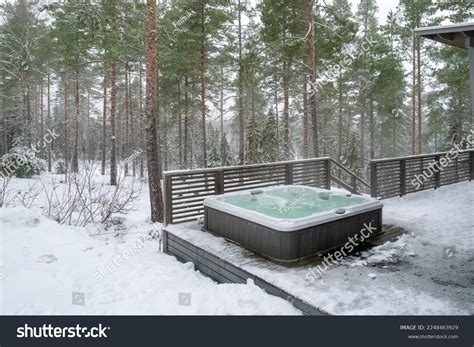 Winter Hot Tub Over Royalty Free Licensable Stock Photos Shutterstock