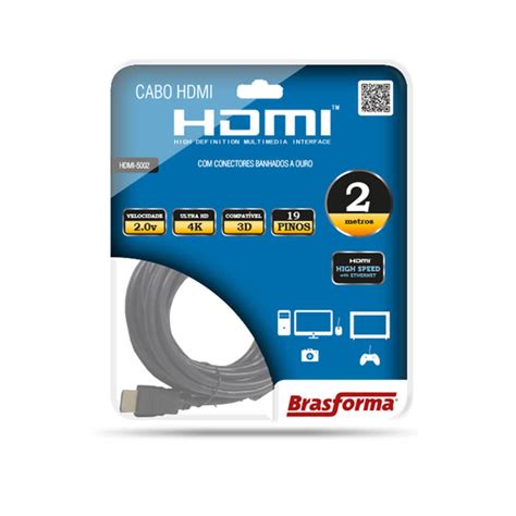 Cabo Hdmi K D P Ultra Metros Brasforma Leroy Merlin