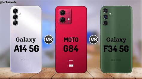 Samsung Galaxy A14 5g Vs Moto G84 5g Vs Samsung Galaxy F34 5g Price Review Youtube