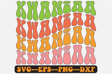 Kwanzaa Blessings Groovy Retro Svg Graphic By Fallensvgworld · Creative