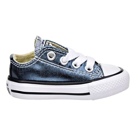 Converse Chuck Taylor All Star OX Infants Shoes Blue Fir/White/Black ...