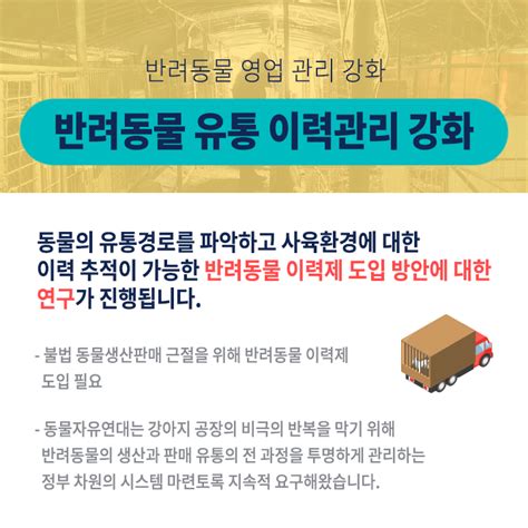 동물자유연대 정책입법 동물자유연대와 알아보는 동물복지 5개년 종합계획 ② 반려동물 영업 관리