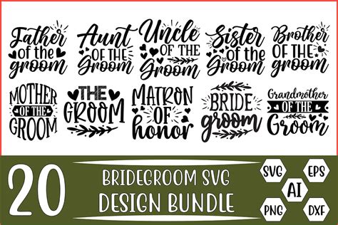 Bridegroom Svg Design Bundle Graphic By Teebusiness41 · Creative Fabrica