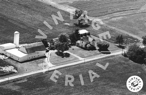 Vintage Aerial Ohio Morrow County Zmw