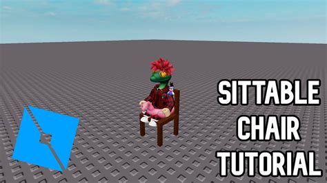 How To Make A Sittable Chair│roblox Studio Tutorial Youtube