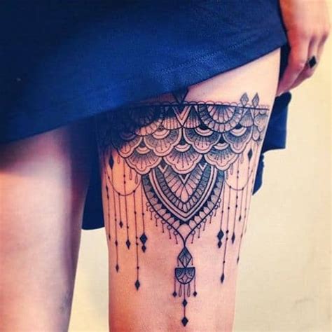 189 Most Attractive Thigh Tattoos For Women